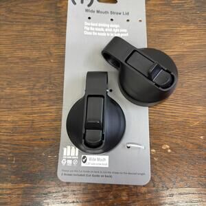 Wide Mouth Flip Spout Lids 2.26” Outer Screw Mouth No Straws Lids Only New